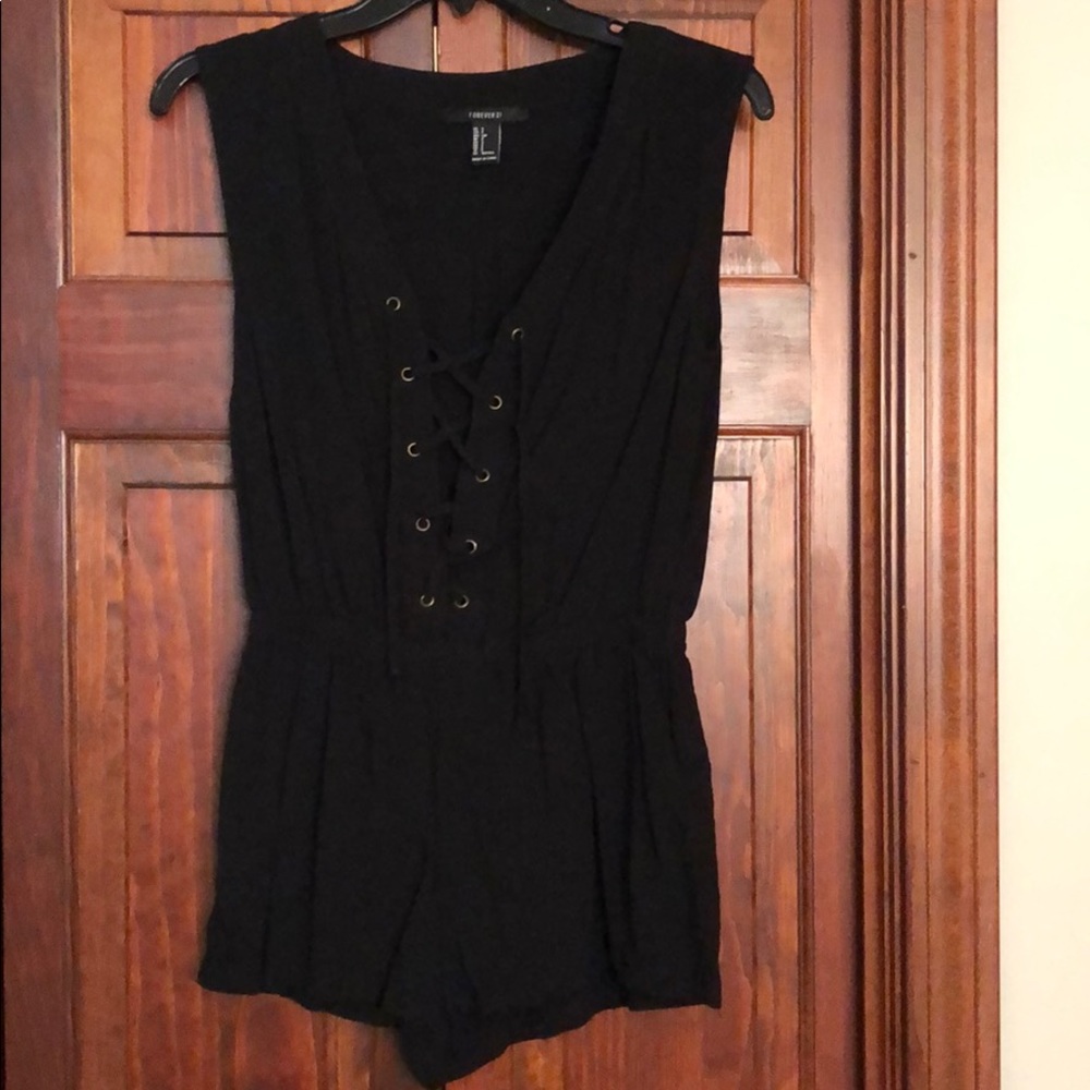 Women’s black romper